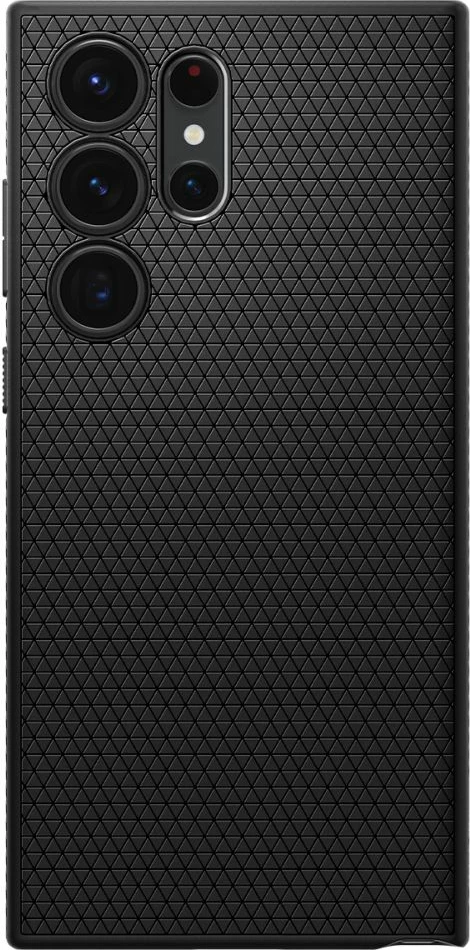 Mbështjellës Spigen Liquid Air për Samsung Galaxy S23 Ultra, Mat i zi
