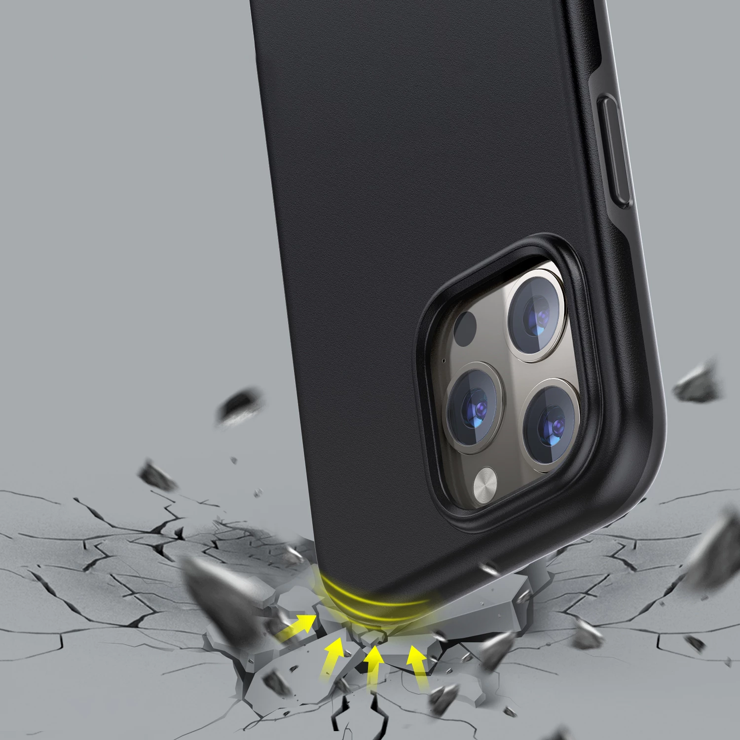 Mbështjellës Choetech PC0113-MFM-BK për iPhone 13 Pro, i zi, Made For MagSafe