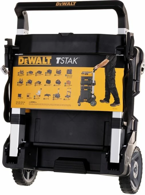 Karrocë platforme Dewalt DWST1-71196, e zezë/argjend
