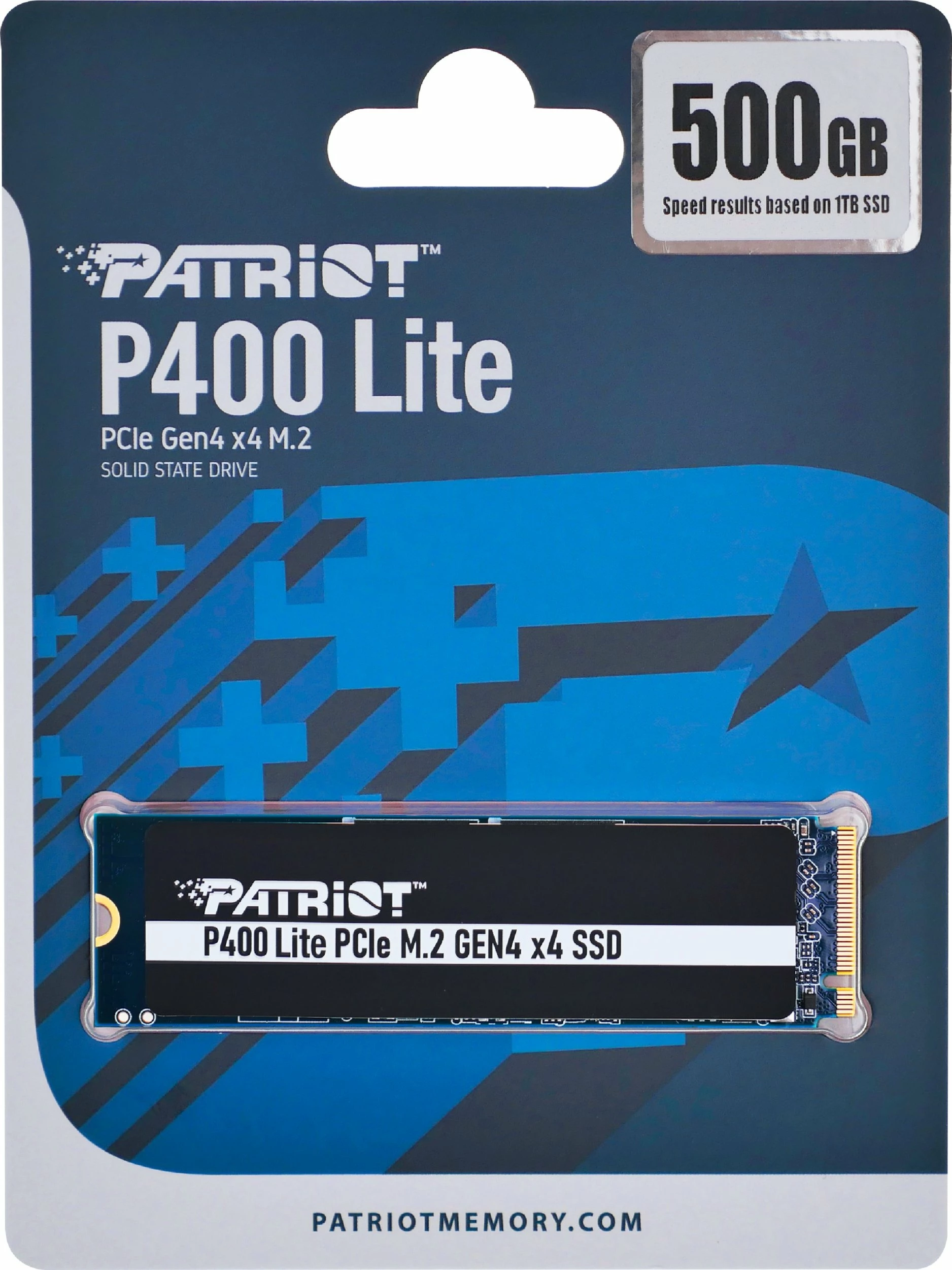 SSD Patriot P400 Lite 500GB M.2 2280 PCIe Gen4 x4 NVMe me radiator (P400LP500GM28H)