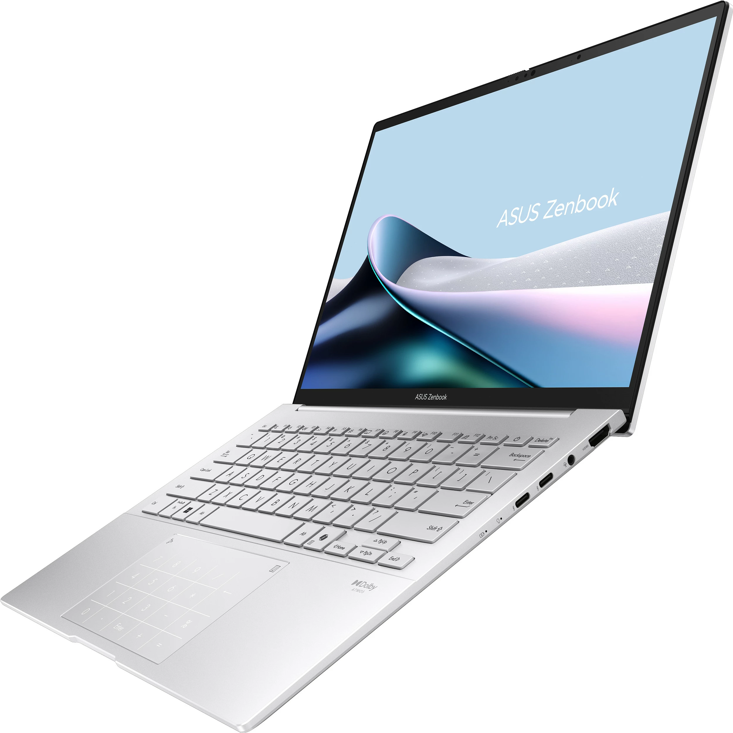 Laptop ASUS Zenbook 14 UX3405CA-ST775X, Core Ultra 9 285H, 32GB RAM Memorje, 1TB SSD, 14" 2880x1800, Windows 11 Pro, Foggy Silver