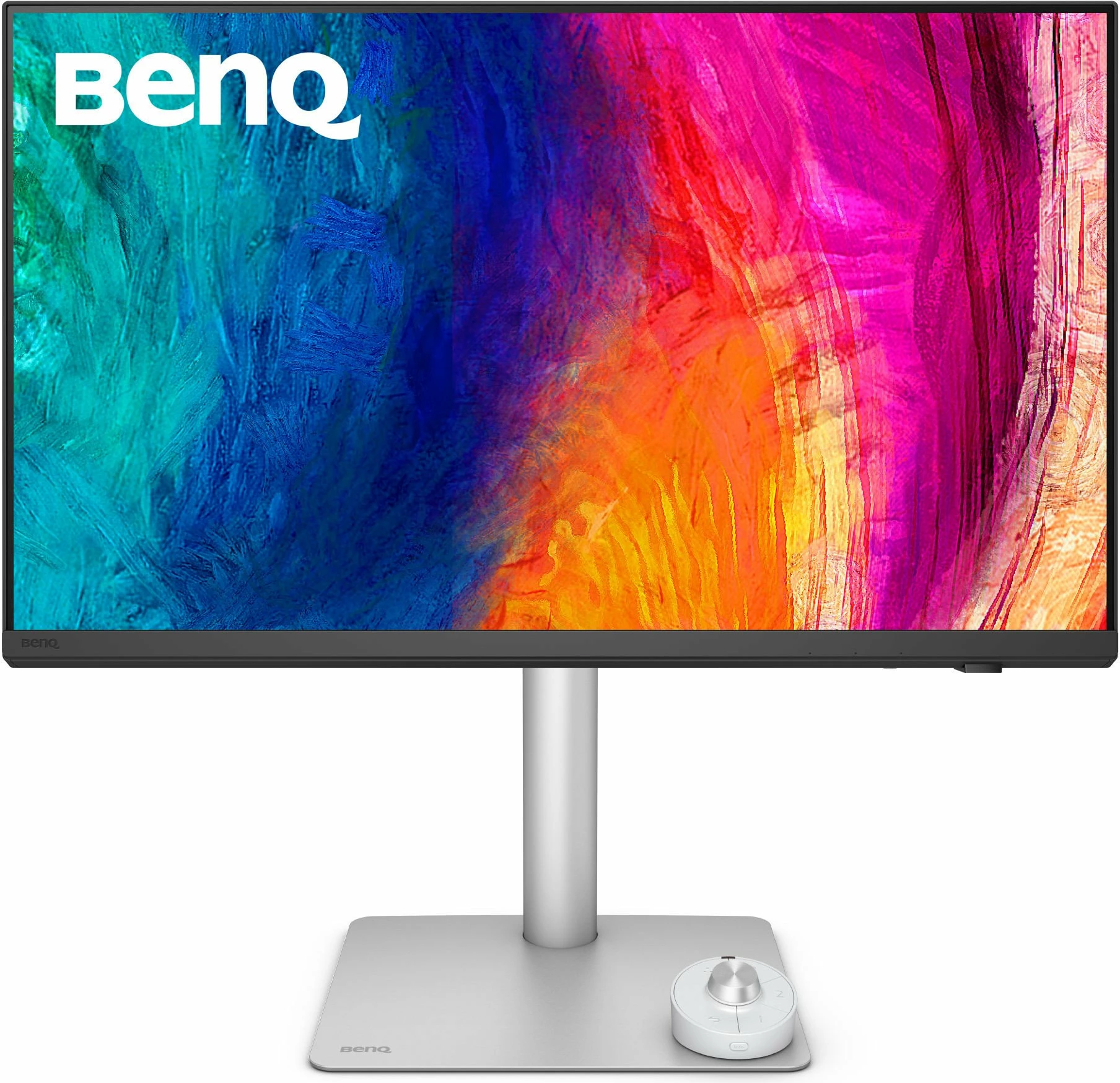 Monitor BenQ PD2730S (9H.LN7LA.TBE) 27\" 5K 5120x2880, i bardhë/argjendtë