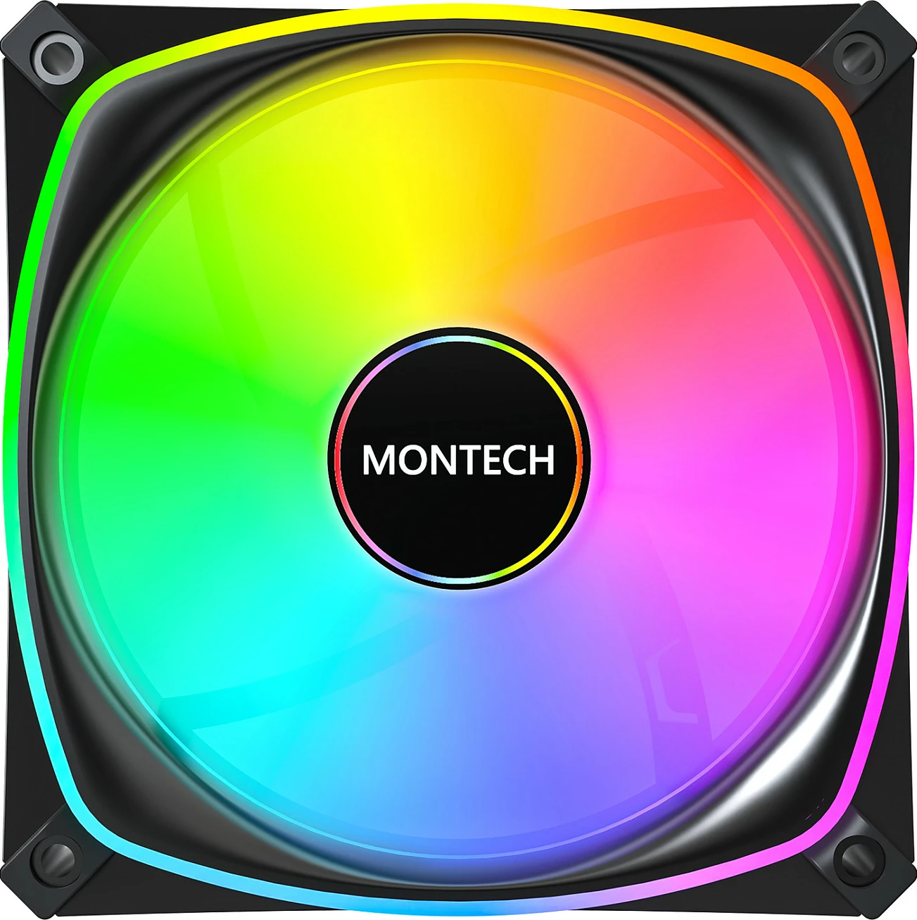 Ventilator kasë Montech RX120 Pro, 120mm, RGB, i zi