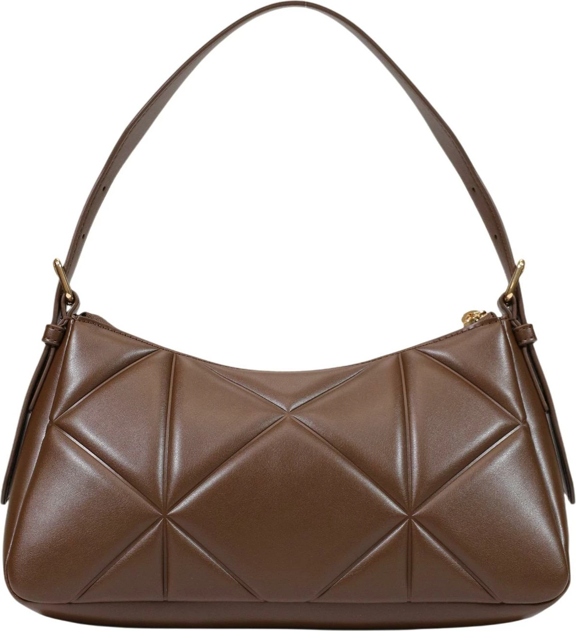 Çantë krahu për femra Love Moschino BORSA PU EMBOSSED JC4032PP1, kafe