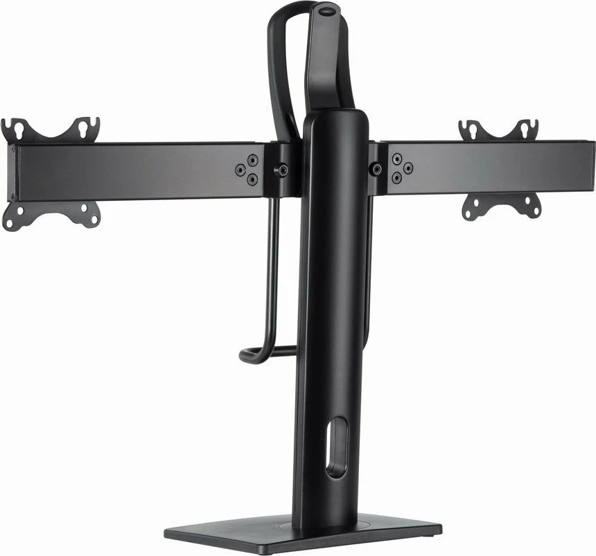 Mbajtës desktopi për 2 monitorë Gembird MS-D2-01 17"-27" VESA 75x75/100x100 max 6 kg, i zi