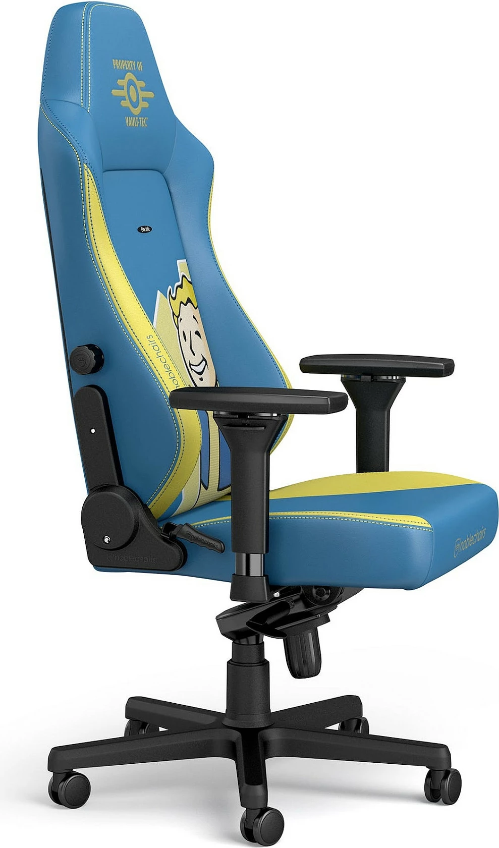 Karrige gaming noblechairs HERO, edicion Fallout Vault-Tec, blu/verdhë