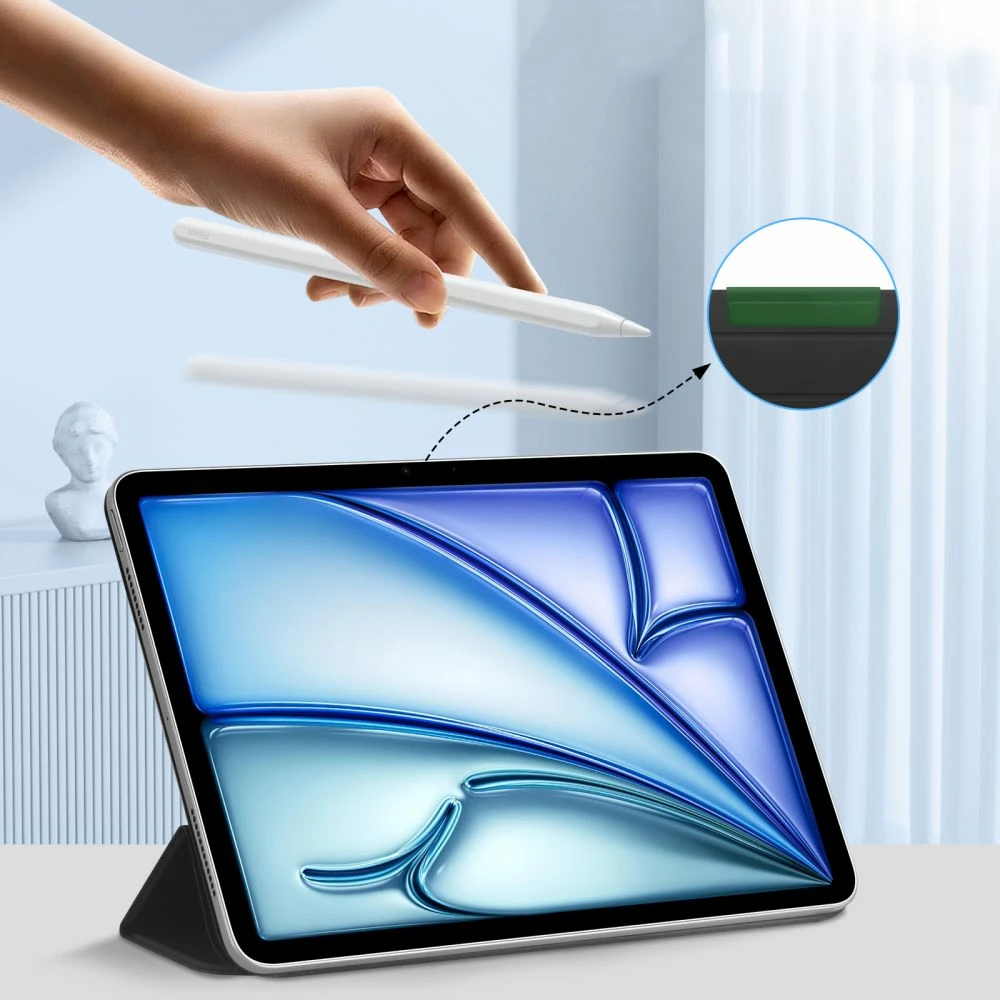 Mbështjellës Tech-Protect SmartCase Magnetic për iPad Air 10.9"/11", i zi