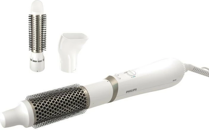 Furçë elektrike për flokë Philips BHA303/00, 800 W, 3 nivele temperature, jonizim, e bardhë