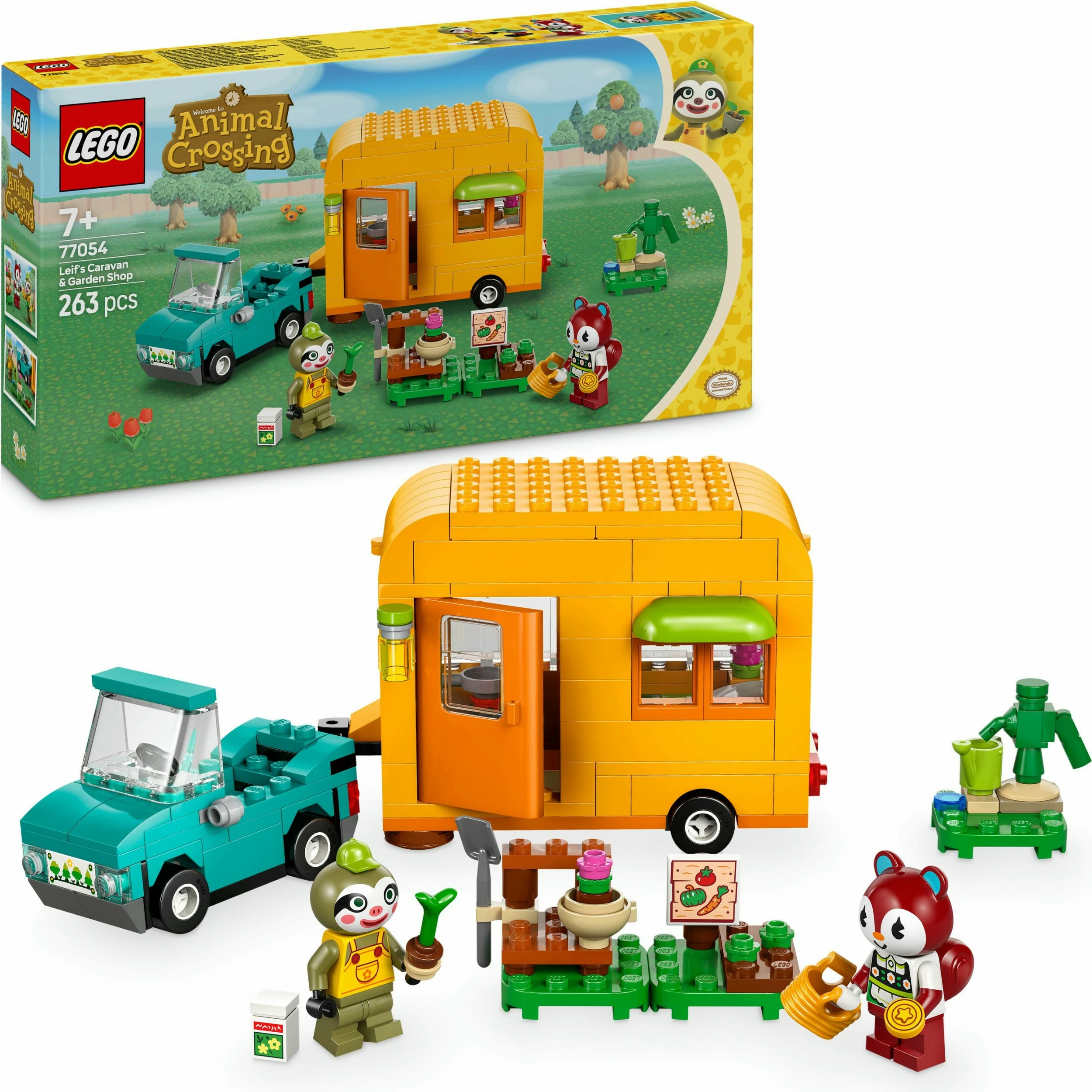 Set ndërtimi LEGO Animal Crossing 77054, 263 pjesë, shumëngjyrësh