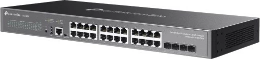 Switch TP-Link Omada SG5428X, Managed, L3, Gigabit Ethernet, Montim në rack, Ngjyrë e zezë