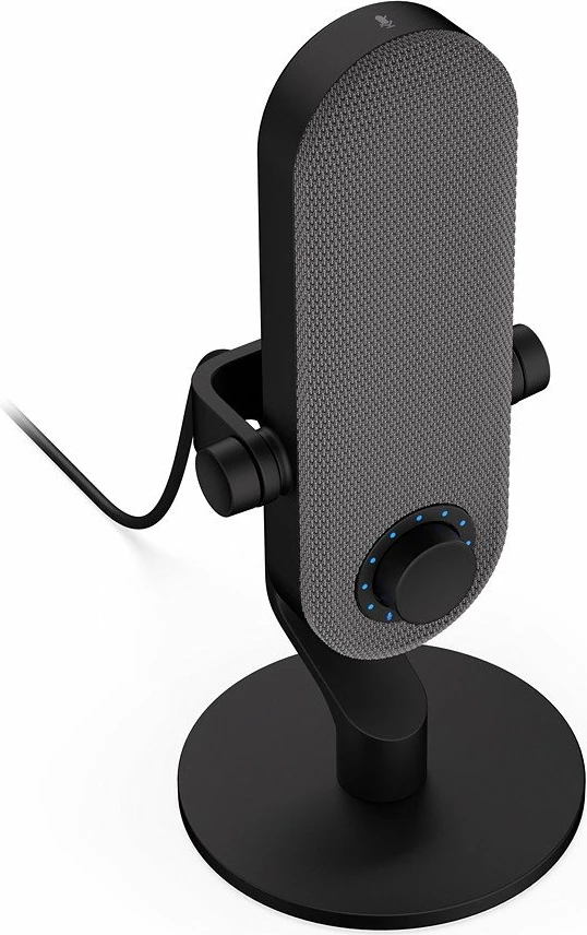 Mikrofon Krux Pin KRXC018, USB/USB-C, kardioid, 3.5 mm monitorim, i zi