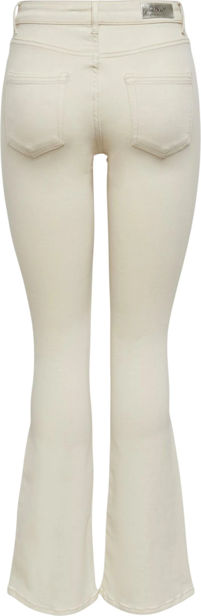 Xhinse për femra Only ONLBLUSH LIFE MID FLARED 15230778, krem (Sour Cream) [Madhësia: XL/32]