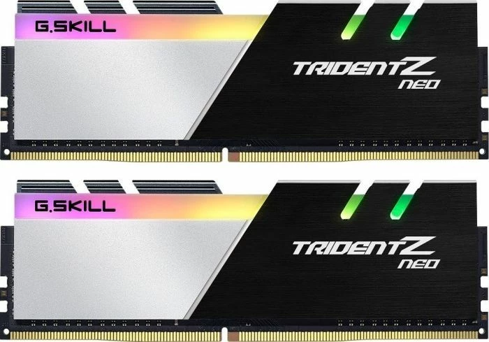 RAM Memorje G.Skill Trident Z Neo F4-3600C18D-32GTZN 32GB (2x16GB) DDR4 3600MHz CL18 RGB, zi dhe argjend
