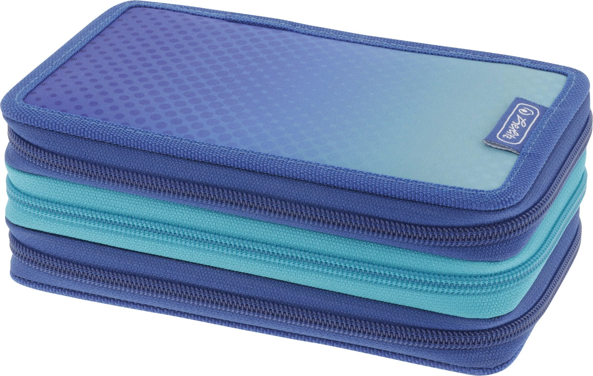 Mbështjellës herlitz TriCase Dip Dye 31 copë, poliester, kaltër/turkuaz