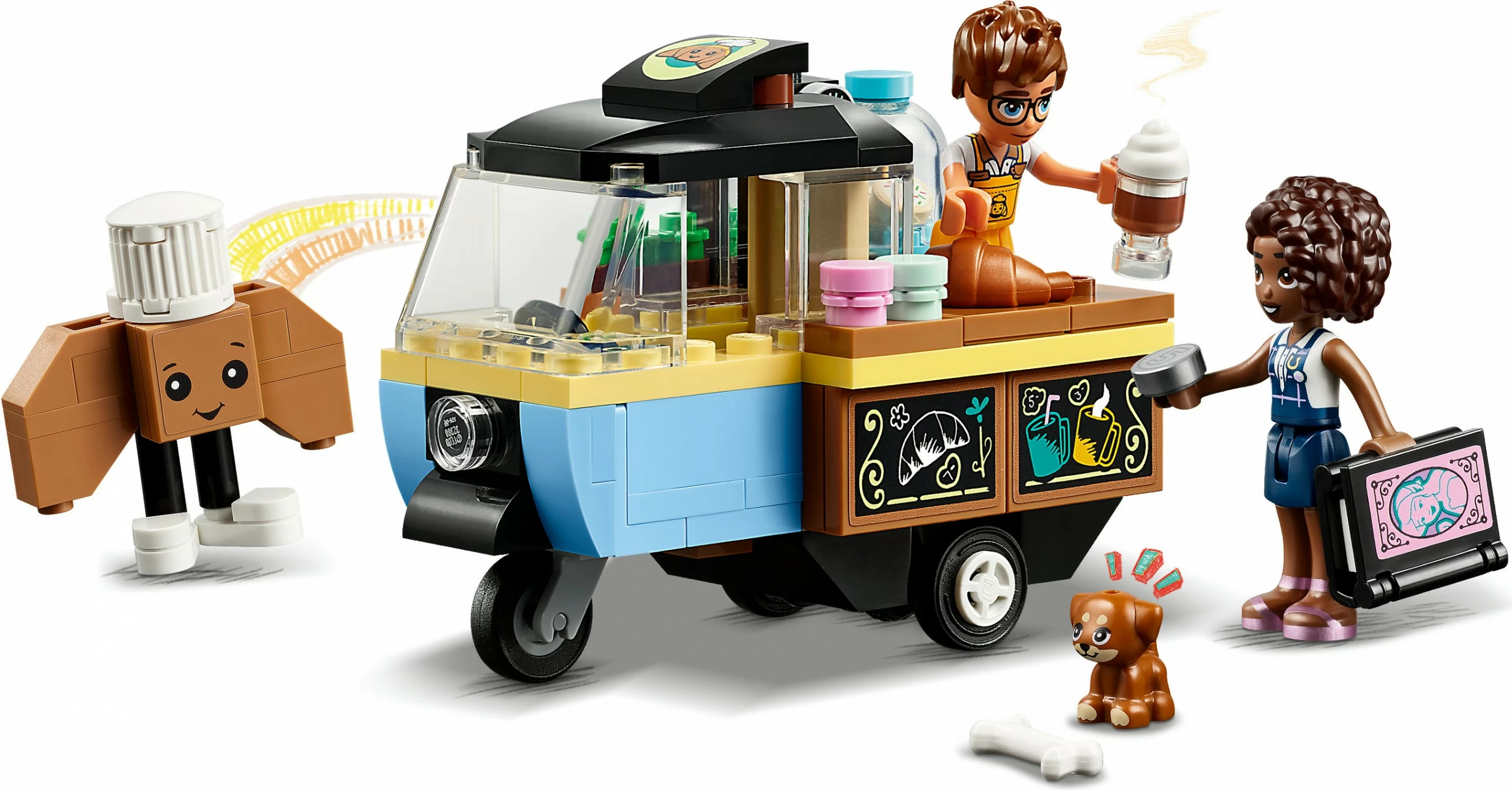 Set ndërtimi LEGO Friends 42606 Rollendes Café, shumëngjyrësh