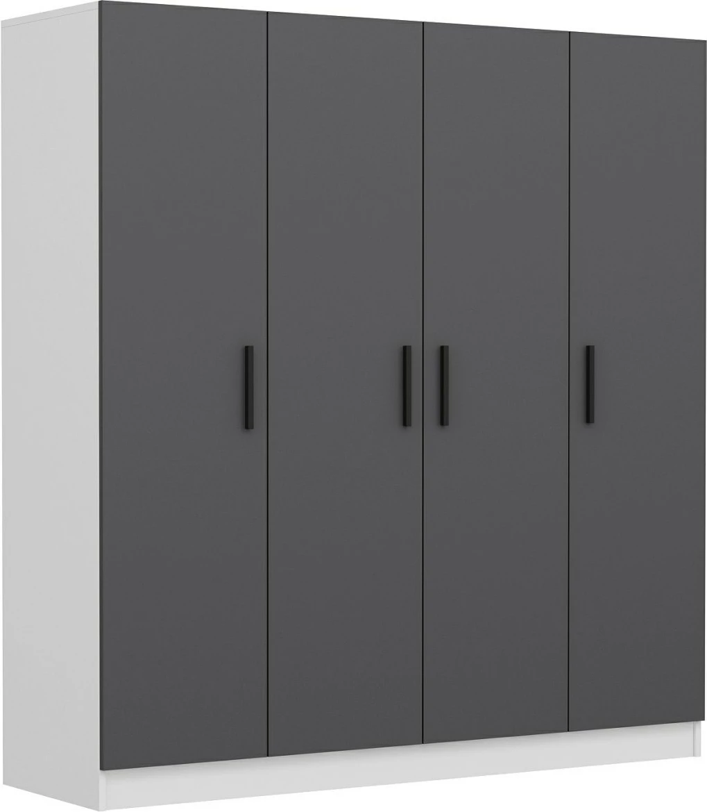 Dollap Skye Decor, ngjyrë antracit, 180x210x52cm, 5051