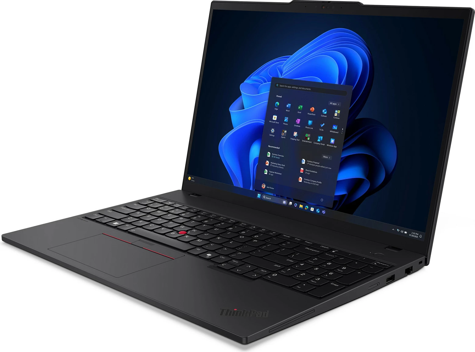 Laptop Lenovo ThinkPad T16 G4, Core Ultra 7 258V, 32GB RAM Memorje, 1TB SSD, 16" WUXGA, Windows 11 Pro, i zi