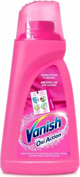 Xhel heqës njollash Vanish Oxi Action Pink 1L
