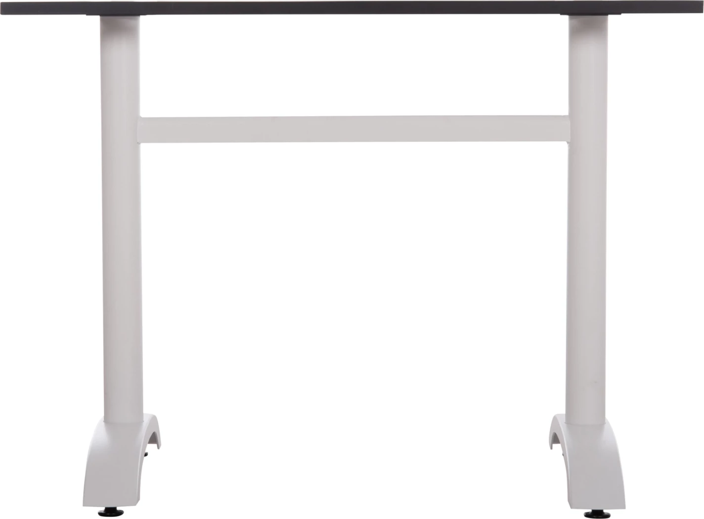Baza për tavolinë metalike, e bardhë, me rregullues lartësie, 100x60x73cm