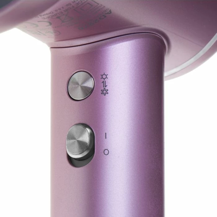 Fen flokësh ADLER AD2270p SUPERSPEED 1600W motor brushless, ionizim, ekran LED, vjollcë, set me difuzor + koncentrator