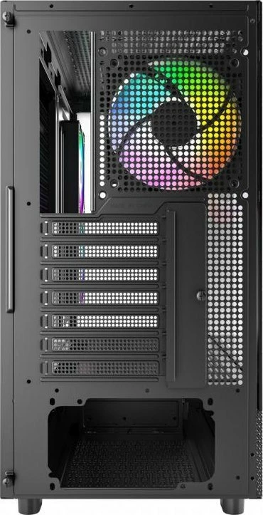 Kasë Montech XR ARGB Midi Tower ATX me USB-C, zi