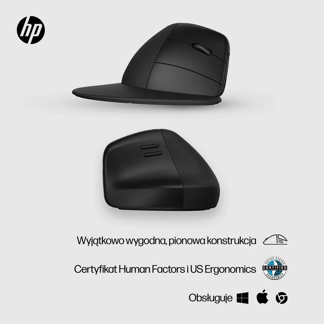 Maus wireless HP 920, Ergonomik, i zi