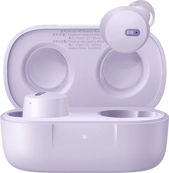 Kufje Baseus Bowie E18, True Wireless Stereo, USB Type-C, Vjollcë