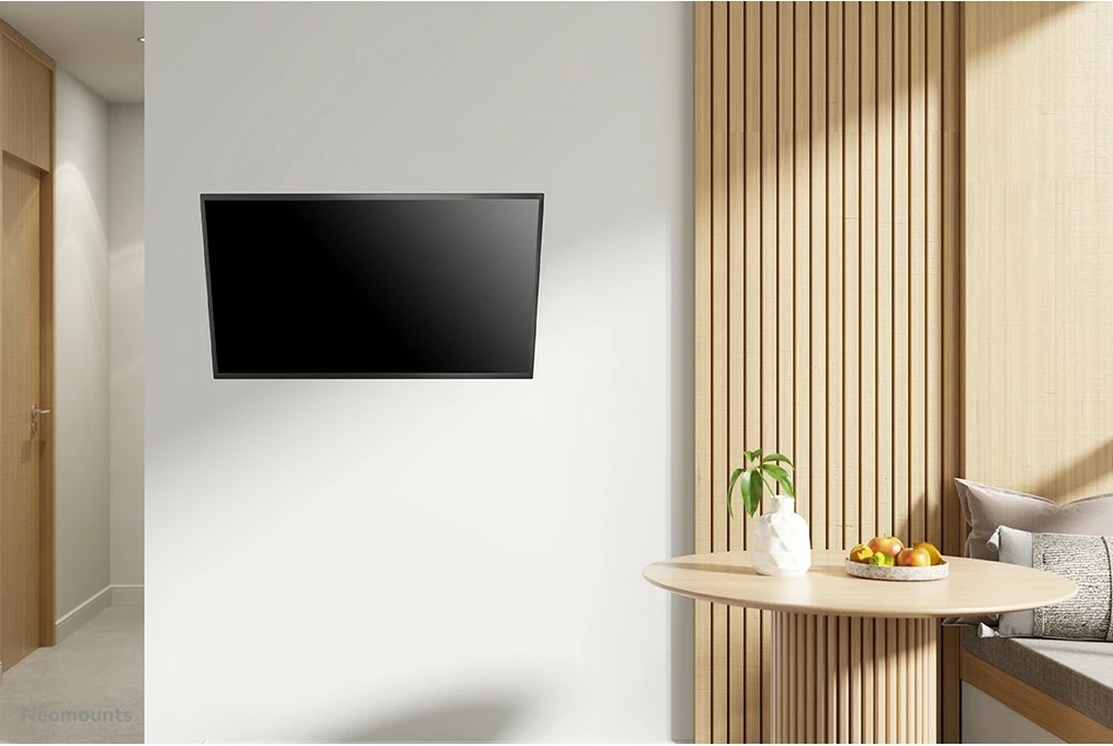 Mbajtës muri për monitor/TV Newstar NM-W60BLACK, 10-30", çelik, i zi, tiltable