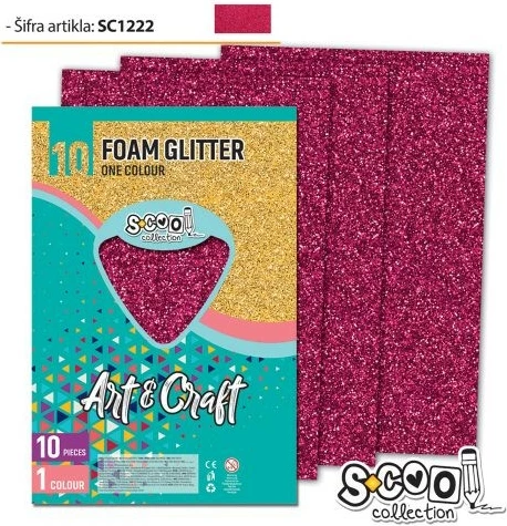 Osh Leter Dekoruese Me Xixa Pembe E Mbyllet 20X30Cm 1/10 Sc1222