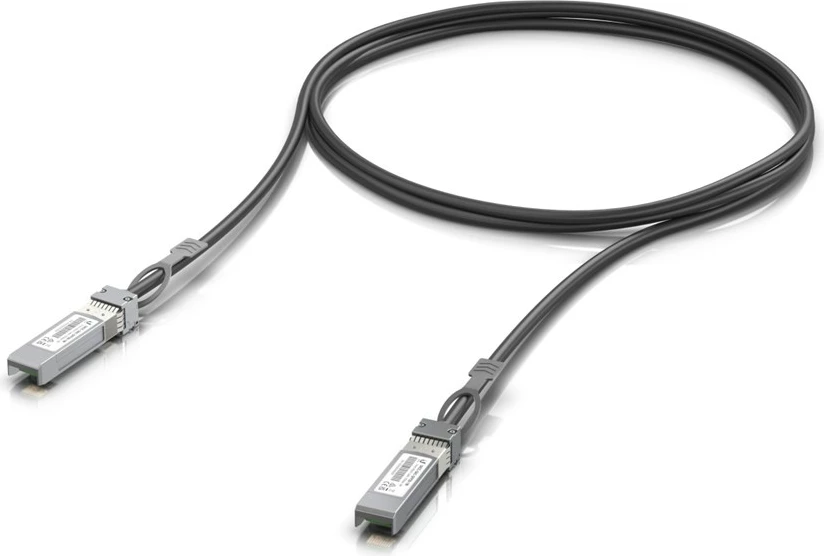 Kabllo Ubiquiti UACC-DAC-SFP28-1M, 1m, InfiniBand/fibre optic, e zezë