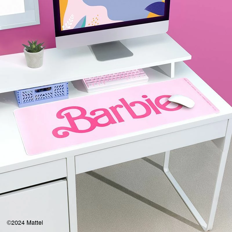Mauspad Paladone Barbie Classic Desk Mat 80x30 cm, rozë