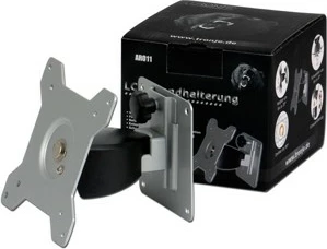 Mbajtës muri Tronje AR011 për monitor, VESA 75x75/100x100, alumin, 12 kg