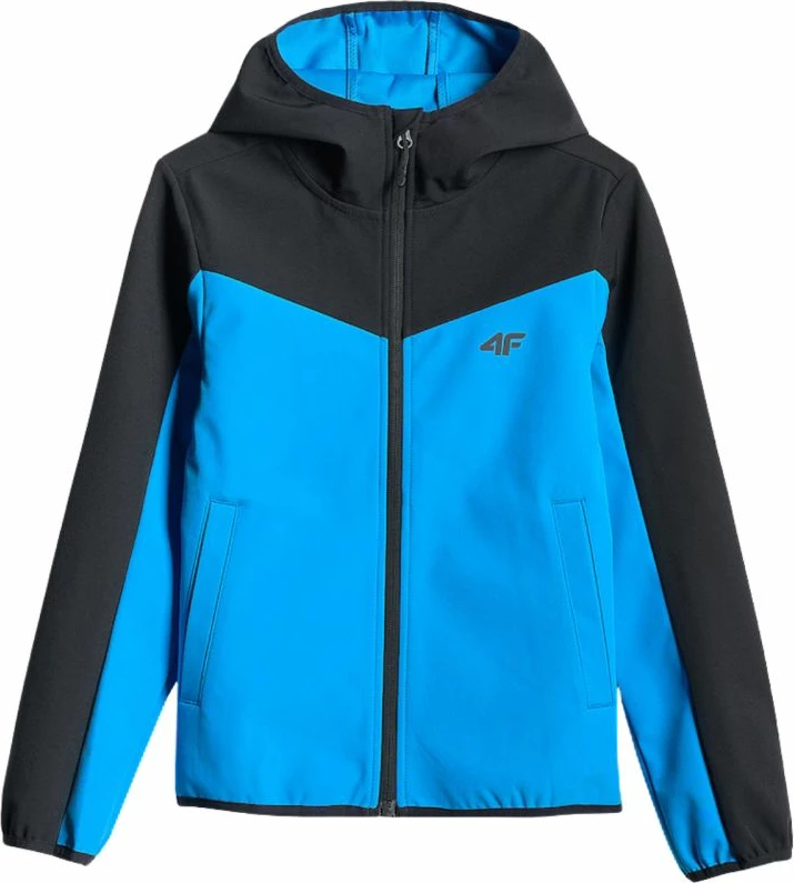 Jakne softshell për djem 4F M477, kaltër