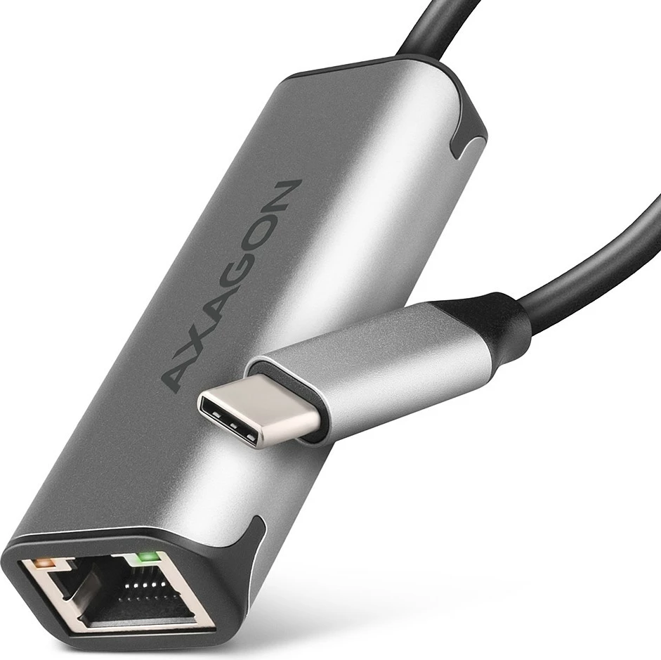 Kartë rrjeti AXAGON ADE-25RC, 2.5 Gigabit Ethernet, USB-C 3.2 Gen 1, Gri
