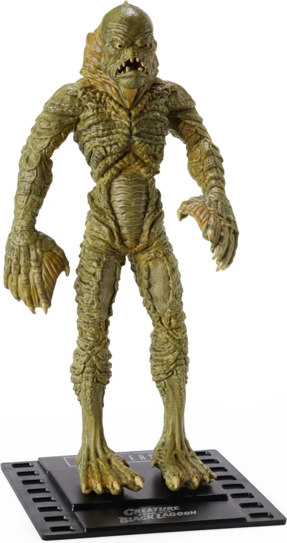 Figurinë e lakueshme NOBLE COLLECTION Bendyfigs Creature from the Black Lagoon 19 cm, jeshile