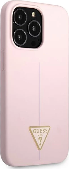 Mbështjellës Guess Silicone Triangle për iPhone 13 Pro/13 6.1", Violet