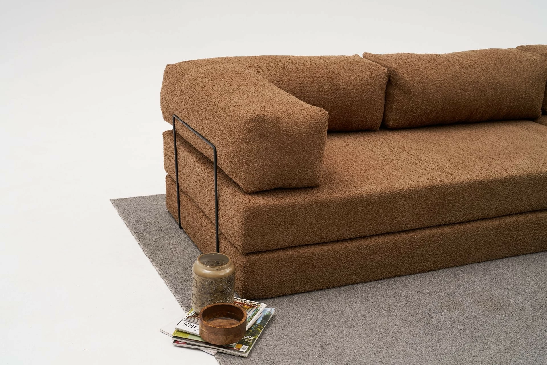 Kënd-sofë Comfort Mini, kafe, Atelier del Sofa