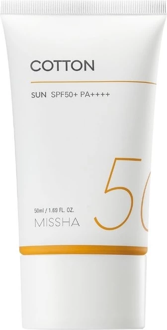 Krem për diell Missha All Around Safe Block Cotton Sun SPF50+PA++++ për femra 50ml