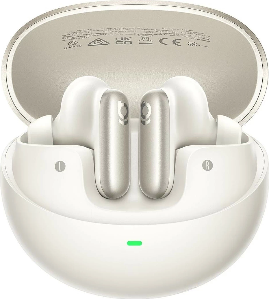 Kufje Baseus Inspire XP1, Bluetooth 6.1, ANC, të bardha