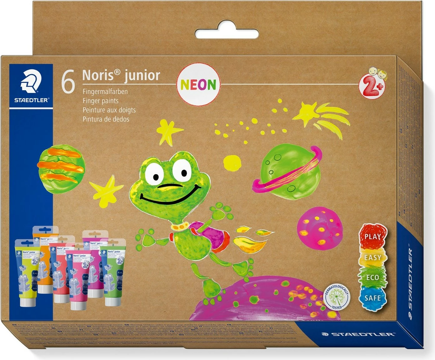 Ngjyra gishti STAEDTLER Noris Junior Neon 6 copë, multikolor