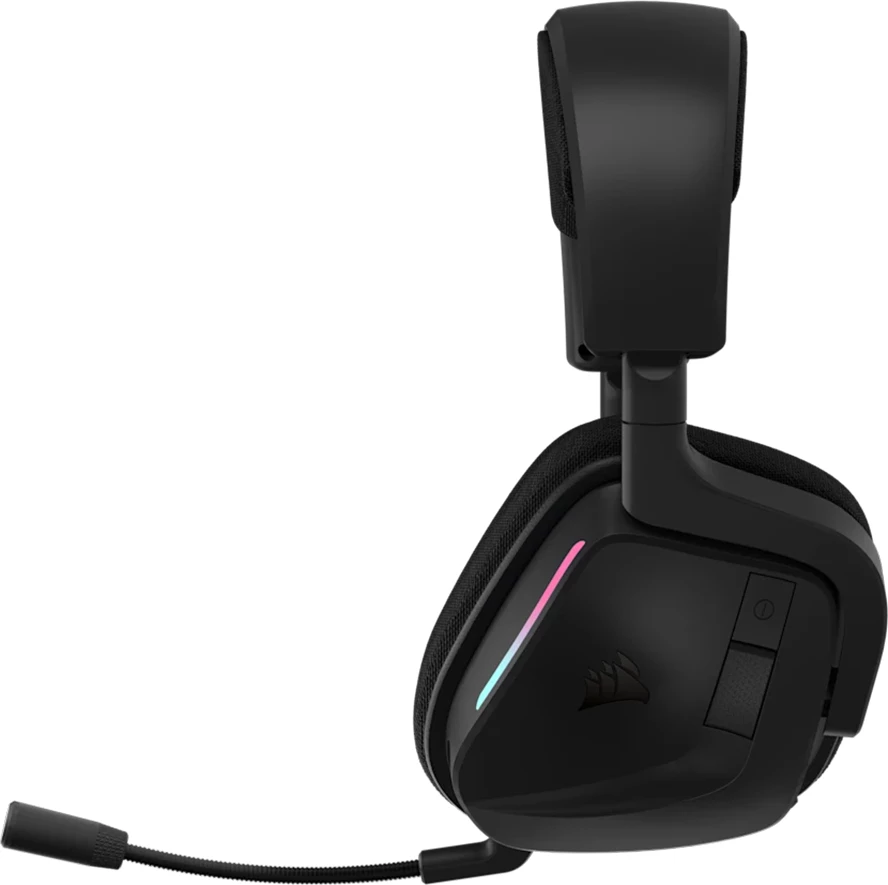 Kufje Corsair VOID WIRELESS v2, wireless gaming, 50mm, RGB, Dolby Atmos, Carbon