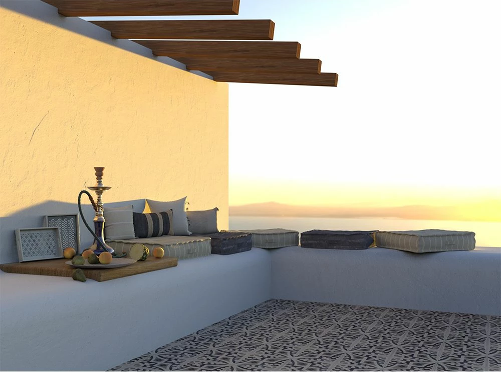 Jastëk dekorativ Ammos 7, pambuk, ngjyrë bezhë, 45x45cm