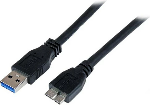 Kabllo USB 3.0 StarTech USB3CAUB1M, USB-A në Micro-USB B, 1 m, 5 Gbit/s, e zezë