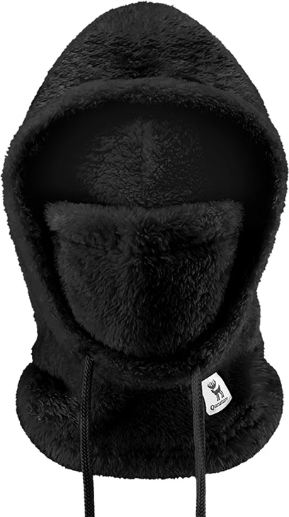 Balaklavë ski Qunature Arctic Velvet, madhësi L, 100% poliester, e zezë