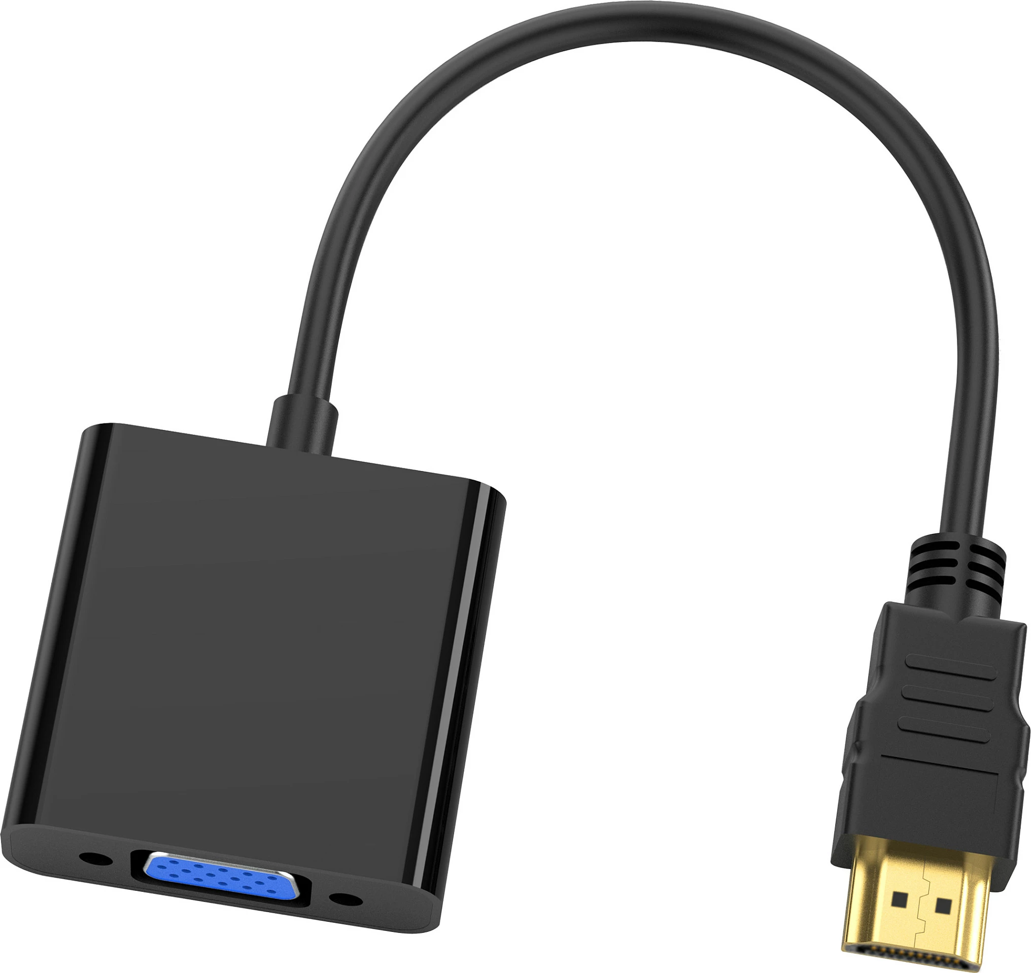 Adapter HDMI në VGA Conceptronic, 1080p/60Hz, 0.25m, i zi