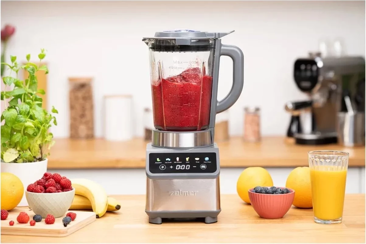 Blender Zelmer ZSB4870, 1200W, 1L, panel me prekje, argjend