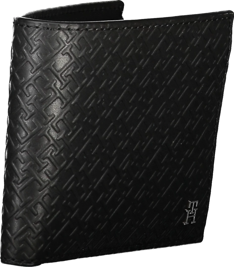 Portofol për meshkuj TOMMY HILFIGER, i zi