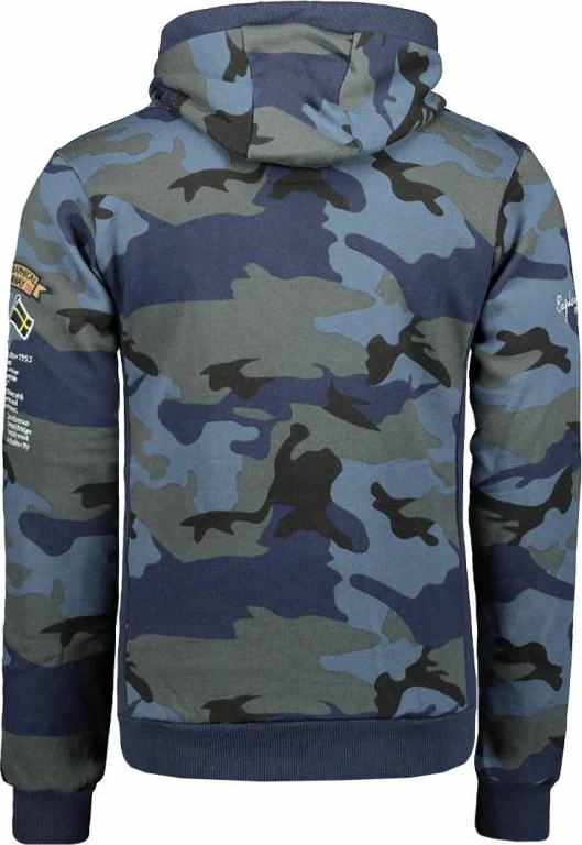 Duks për meshkuj Geographical Norway GYMCLASS MEN CAMO 100, blu
