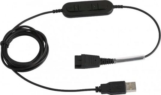 Kabëll adapter Plusonic ALLNET 100-002-USB, USB A në QD, i zi