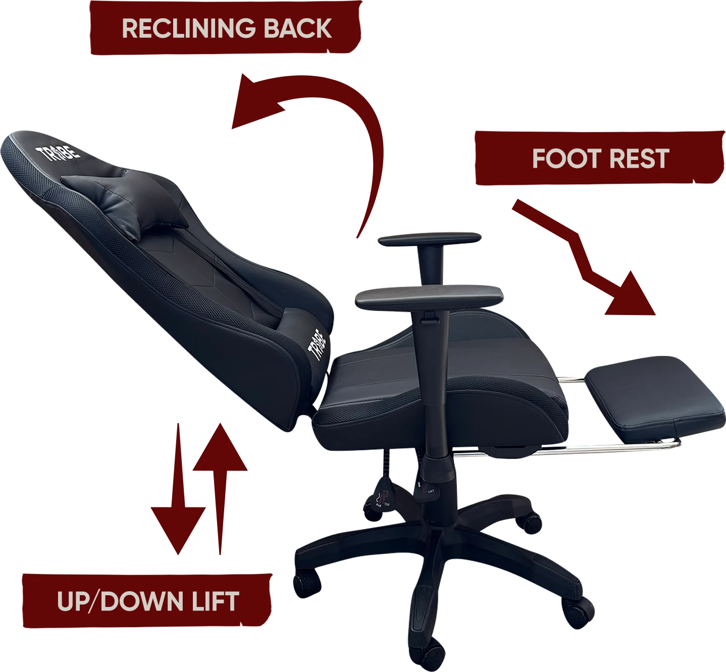 Karrige gaming Tribe Syrax 2.0, e zezë